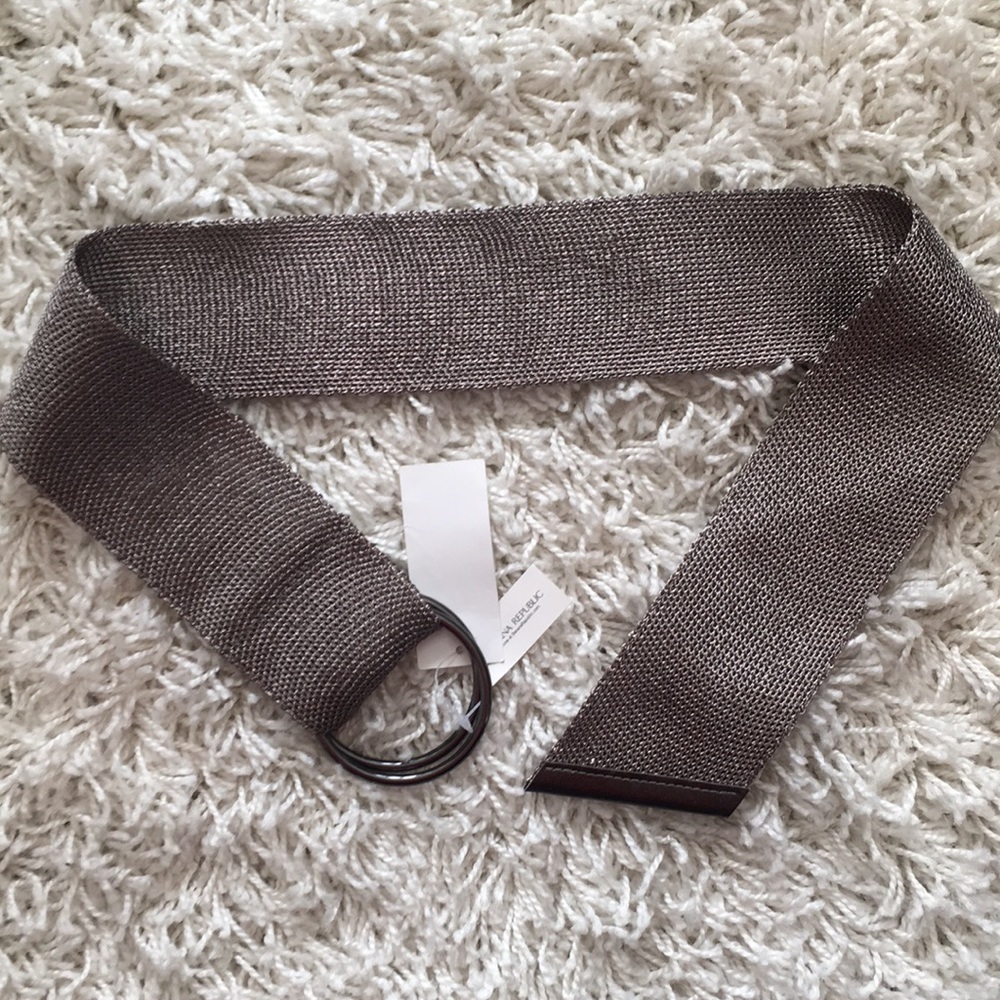 XS/s metallic belt, banana republic NWT